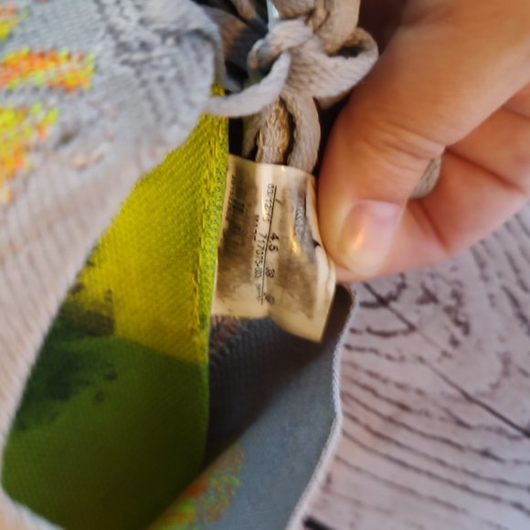 Nike Free 4.0 Flyknit Running Shoes 717075 003 Grey Black Volt size 7 - Picture 7 of 8